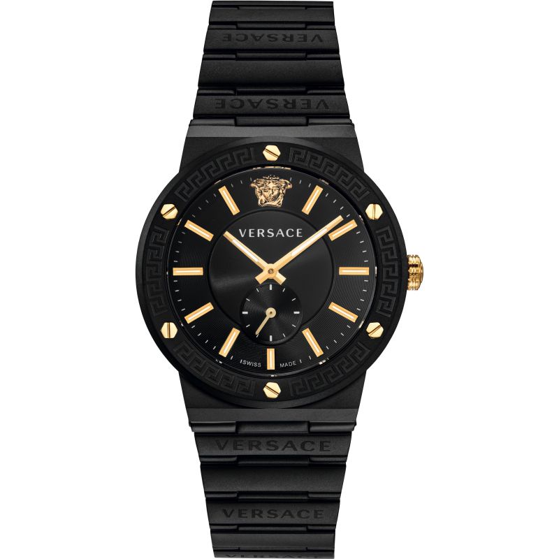 black versace watch men's