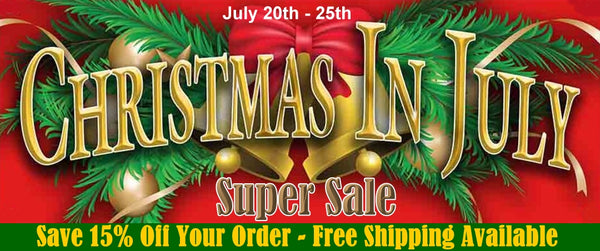 Christmas In July Sale Banner