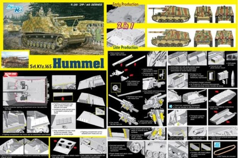 Dragon 1/35 Hummel Early/Late (2 in 1) Smart – Military Model