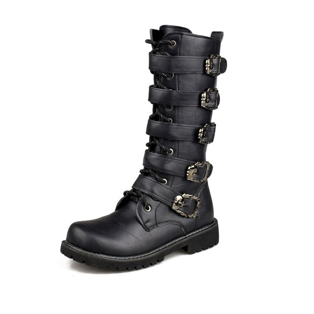 punk boots men's