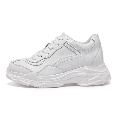 dad white sneakers