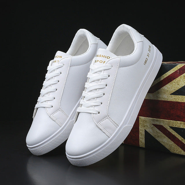 mens all white casual sneakers