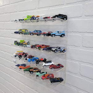 Acrylic Display for 35 Diecast 1/64, Hot Wheels, Matchbox and more ...
