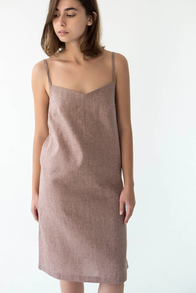 linen cami dress