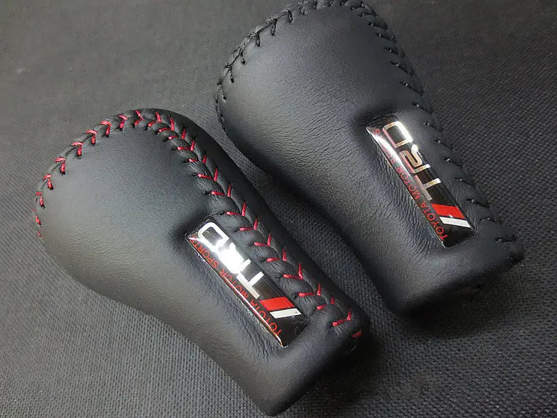 TRD Leather Stitched Manual Gear Shift Knob Toyota Universal Fit