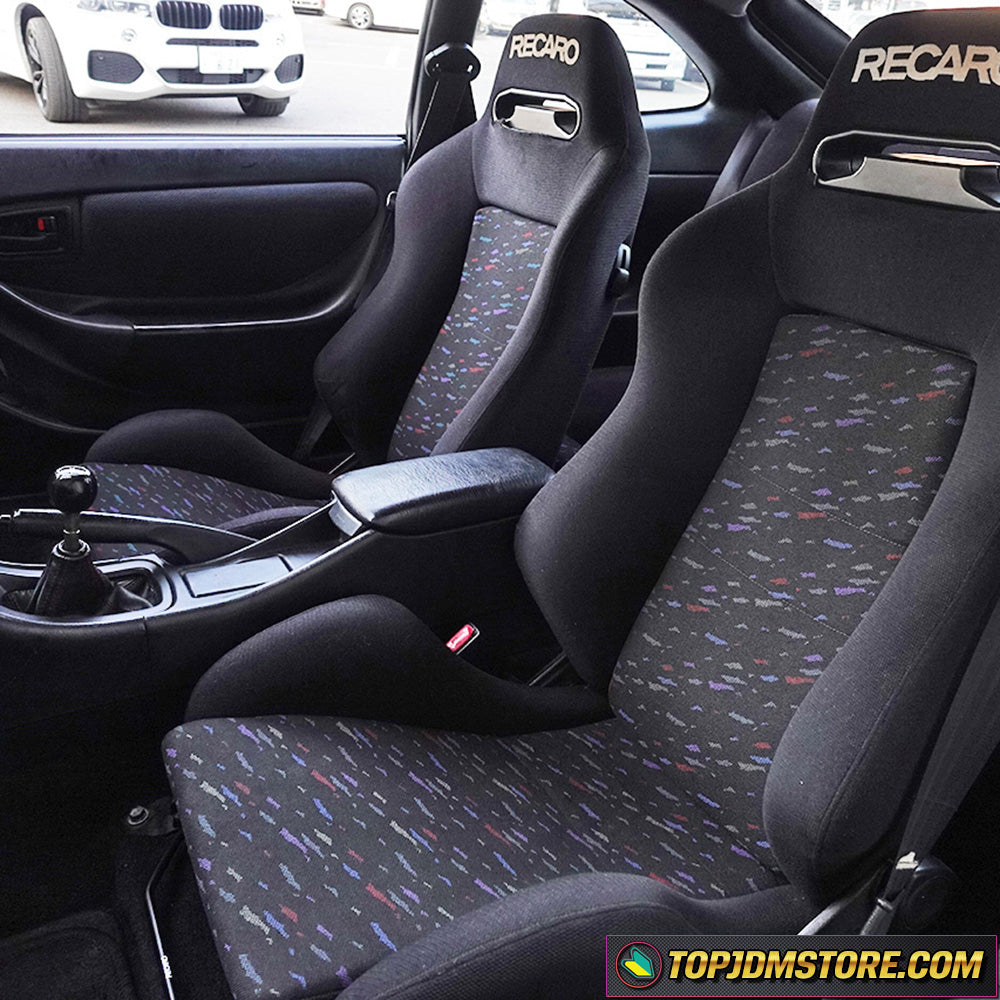 Refresh your RECARO SR2 or SR3 seats with the durable and stylish Confetti Fabric Material Replacement. Upgrade your driving experience today!