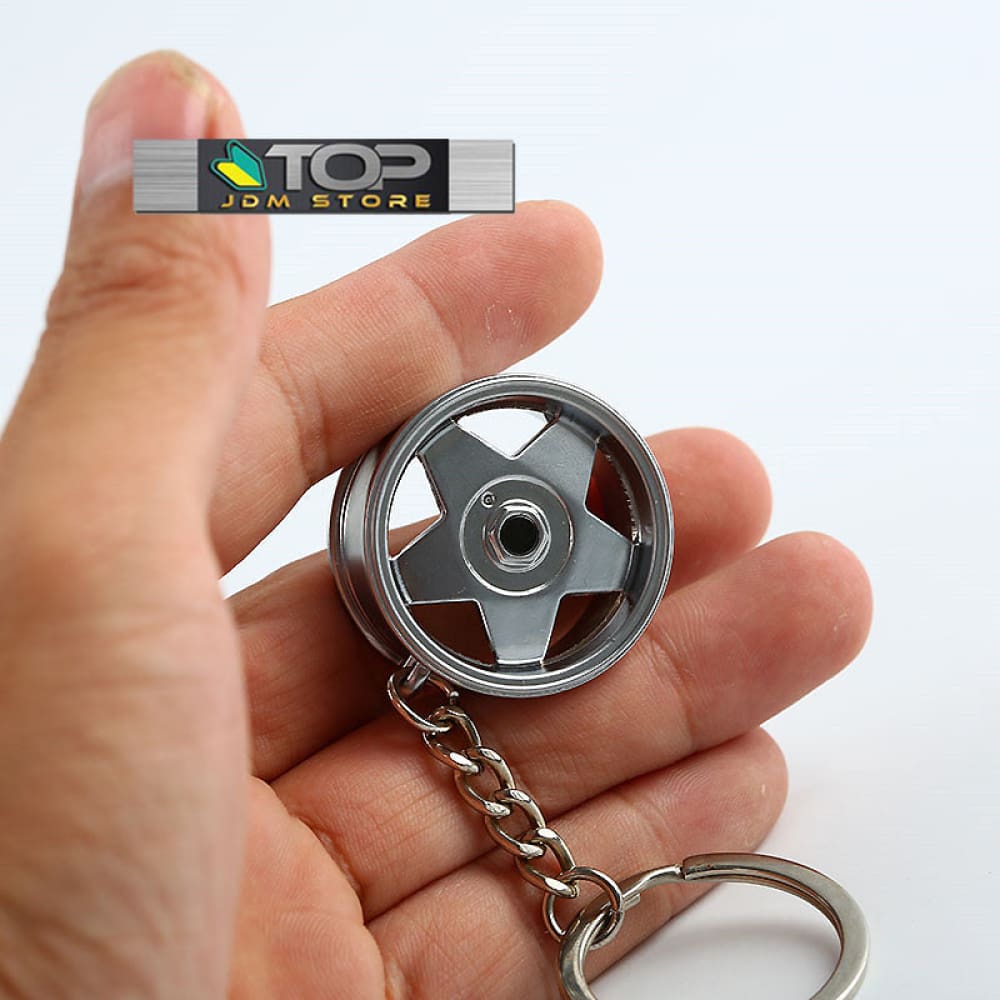 Borbet Type A Rims Keychain  Tuner Key Rings - Top JDM Store