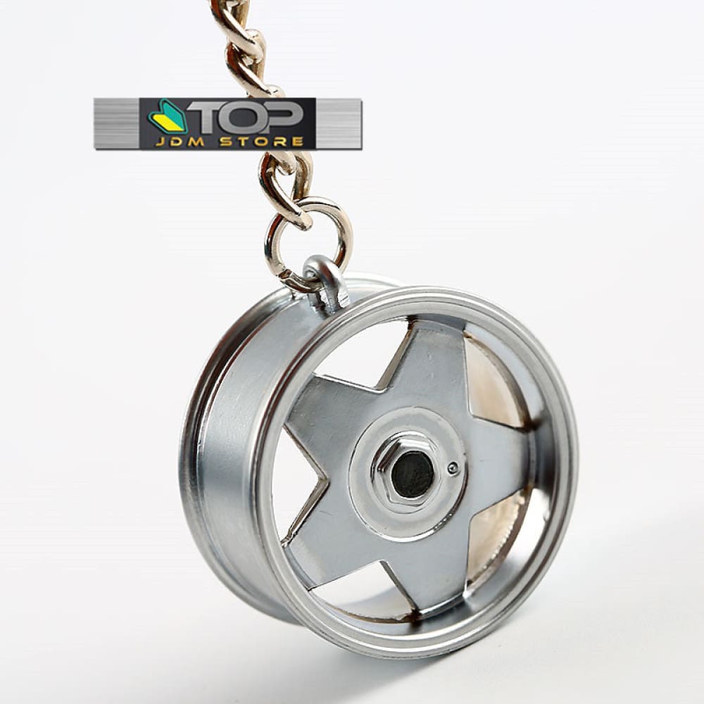Car Wheel Keychain - JDM Keychains - SALE