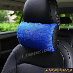 Red Leather Car Seat Memory Foam Neck Rest Cushion Pillow For TRD JDM –  MAKOTO_JDM