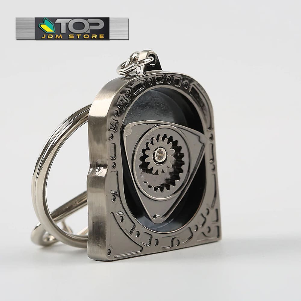 Classic Rotary Engine Keychain Solid - Top JDM Store