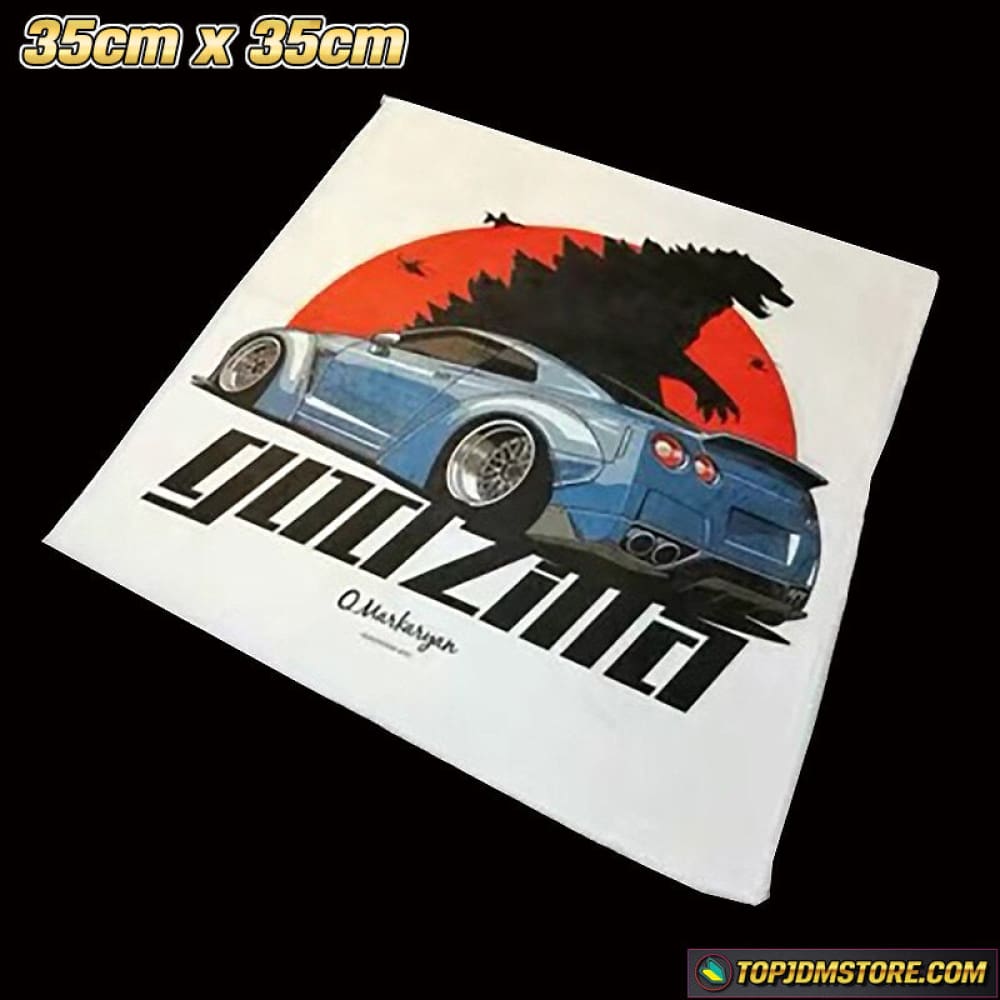 Godzilla GTR JDM Car Towel 35cm x 35cm – Top JDM Store