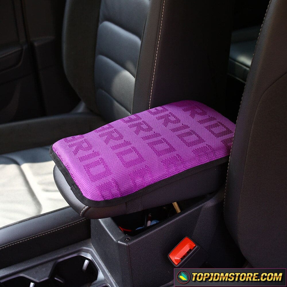 Purple Bling Car Center Console Cover with Pink and Purple Chiffon Flo –  Carsoda