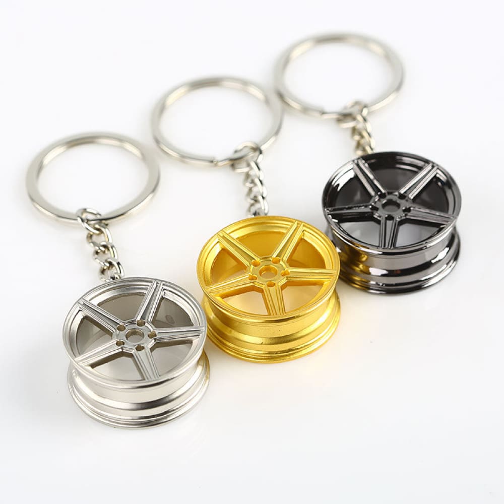 Car Wheel Keychain - JDM Keychains - SALE