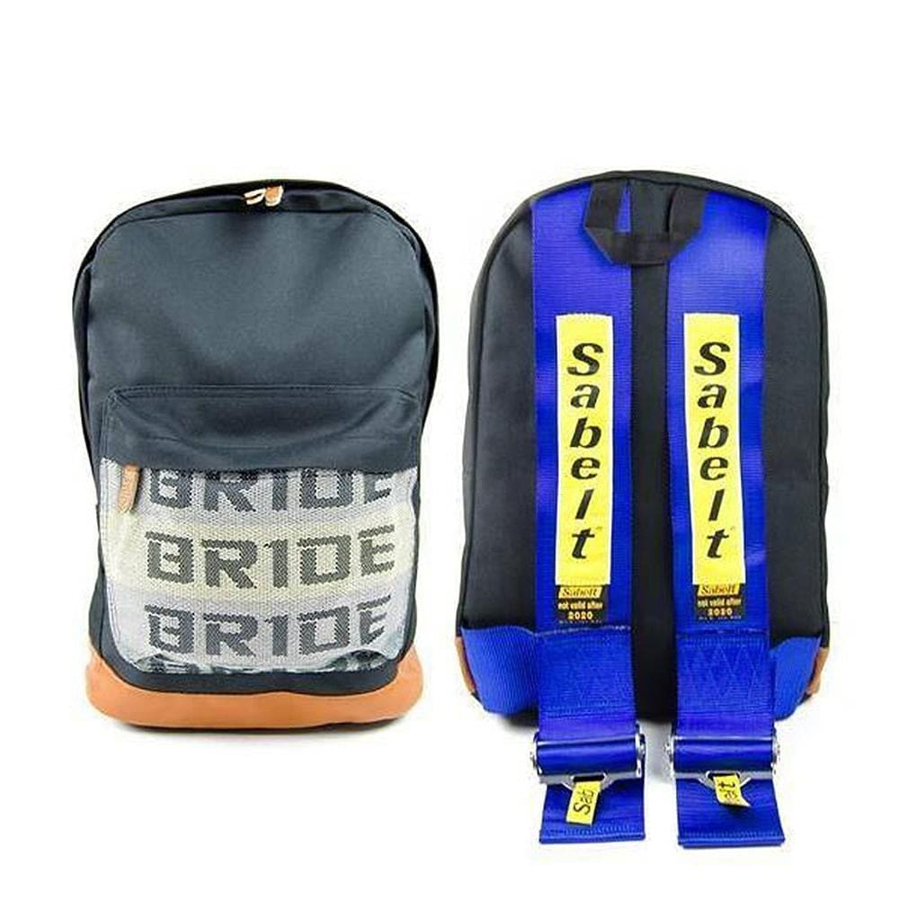 JDM Racing Backpack Sabelt Blue Straps Top JDM Store