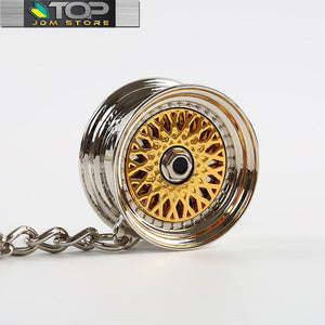 RAYS TE37 Rim Keychain  Cool Car Key Ring for Guys - Top JDM Store