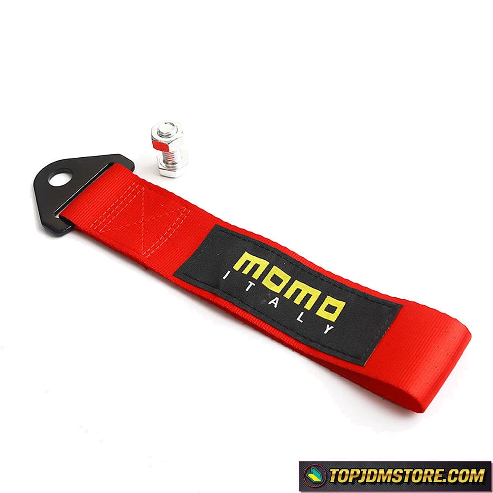 JDM Tow Strap MOMO Racing Nylon - Top JDM Store