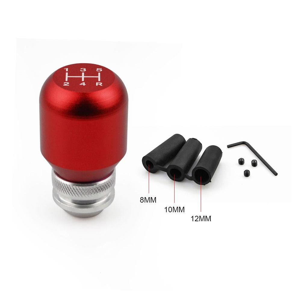 Car Gear Shift Knob, 5 Speed Manual Gear Knob Universal Gear