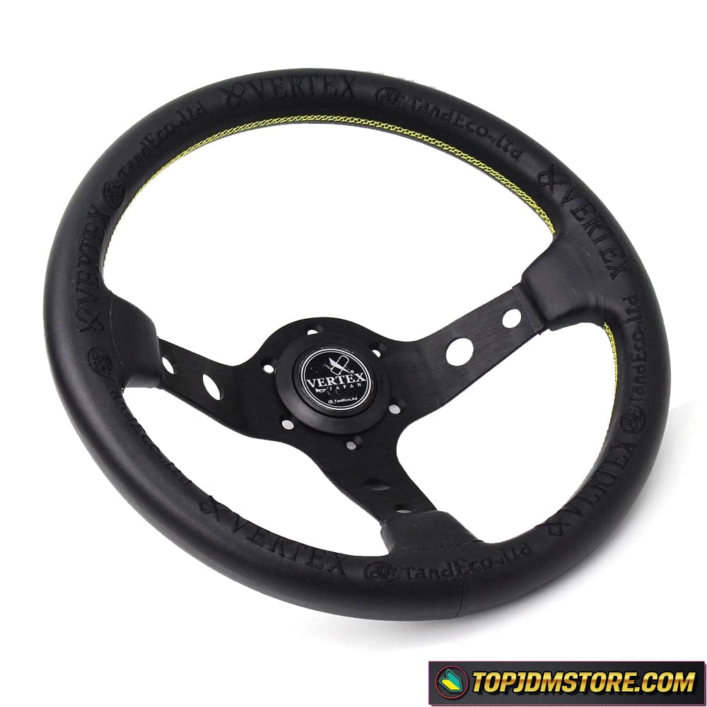 14inch Universal Racing Heart Steering Wheel Wood Chrome Spoke Girl  Steering Wheel with Anime Horn