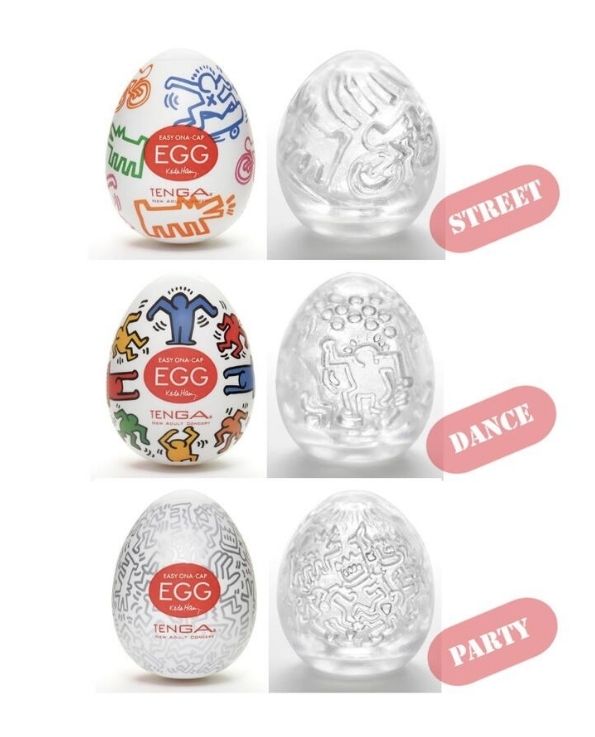 Tenga x Keith Haring Street Egg disposable male masturbator full collections