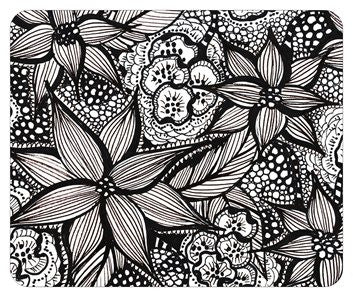 doodle flowers mousepad – Alisa Burke