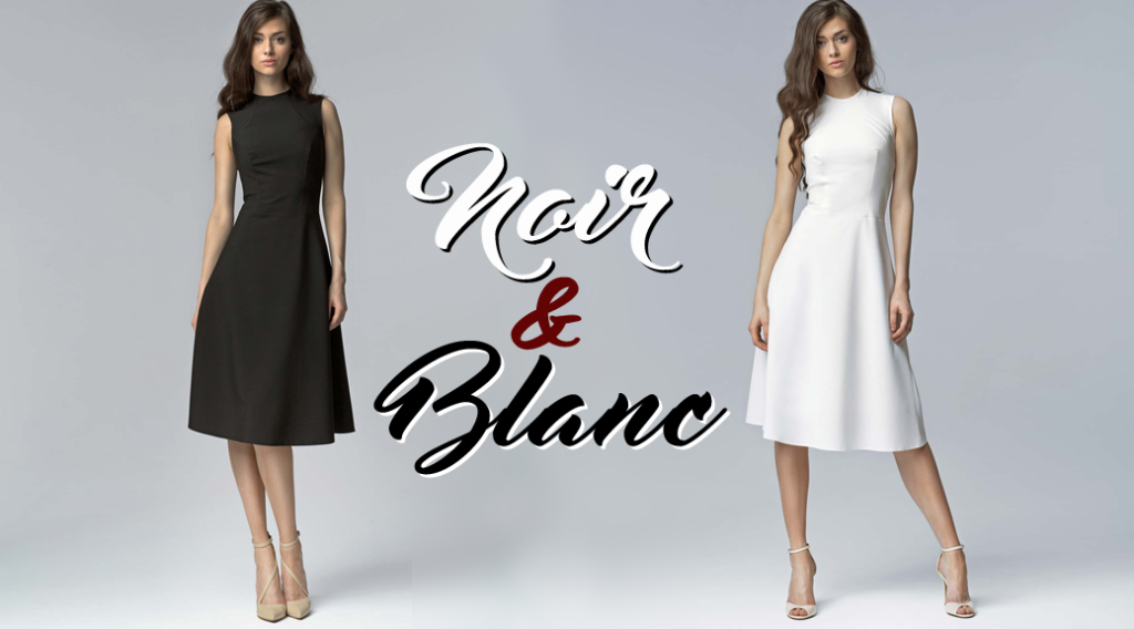 Robe noire et robe blanche