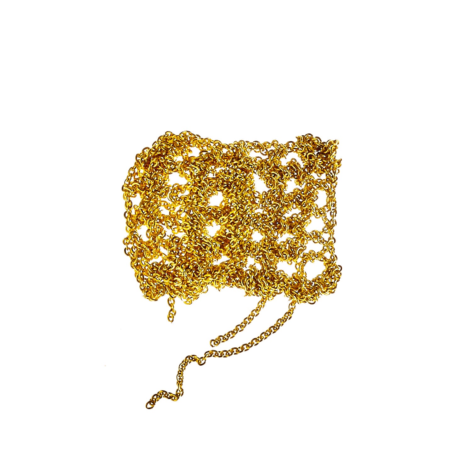Pansy Chain Bracelet in Gold