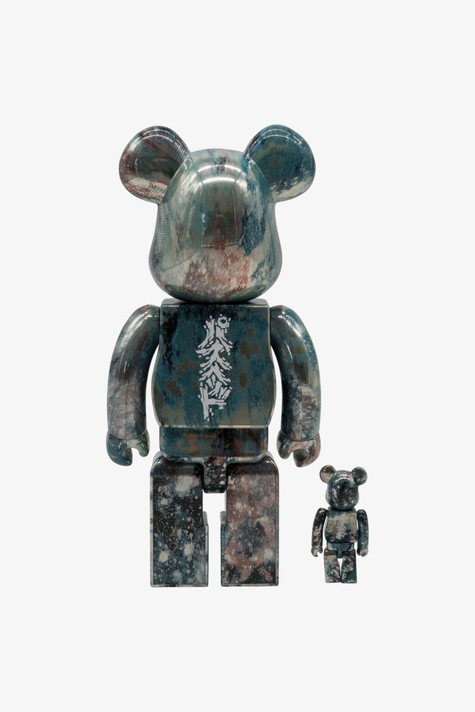 MEDICOM TOY - BE@RBRICK PUSHEAD＃5 GOLD 100％ & 400％の