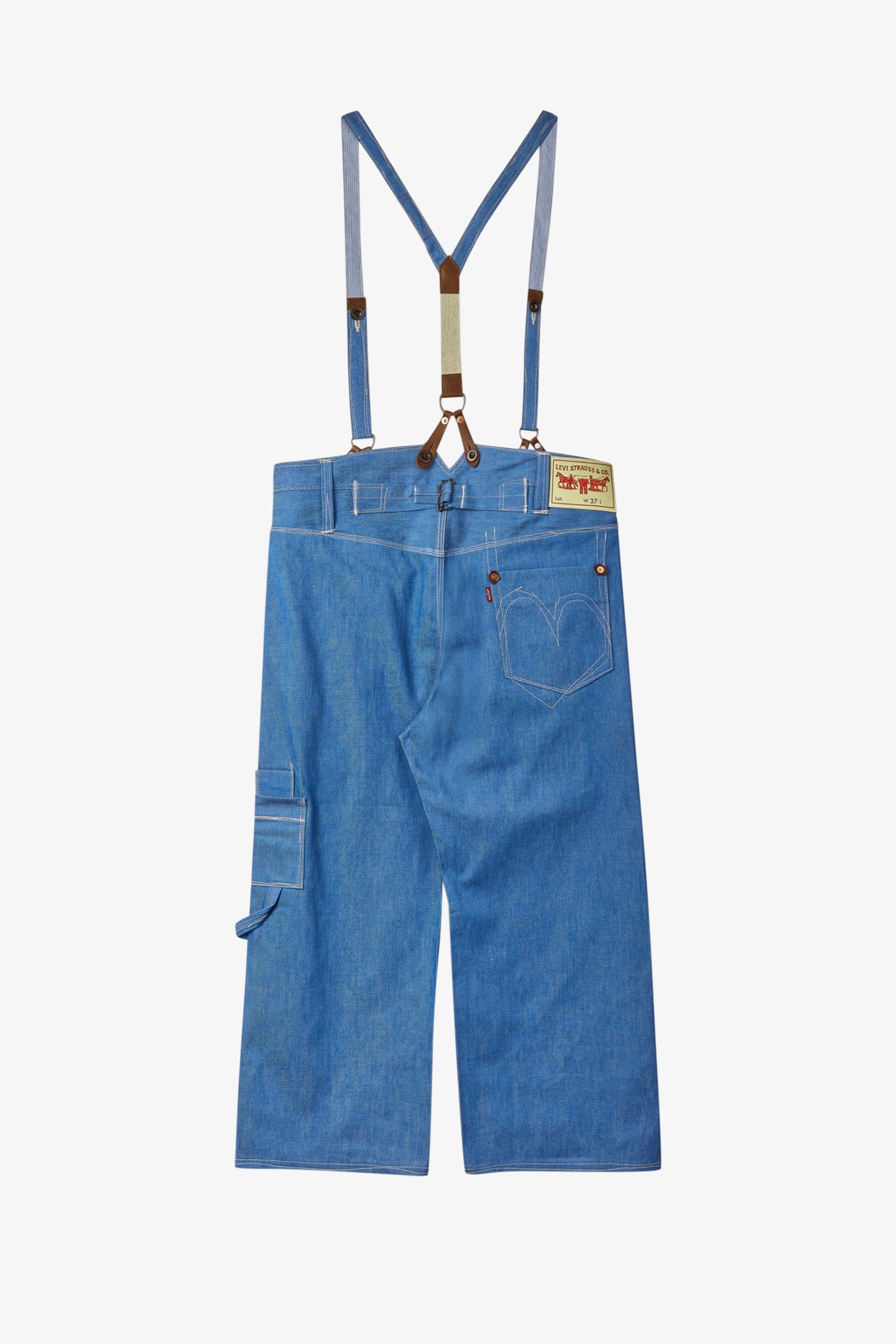 JUNYA WATANABE MAN Resin Suspender Jeans | Selectshop FRAME