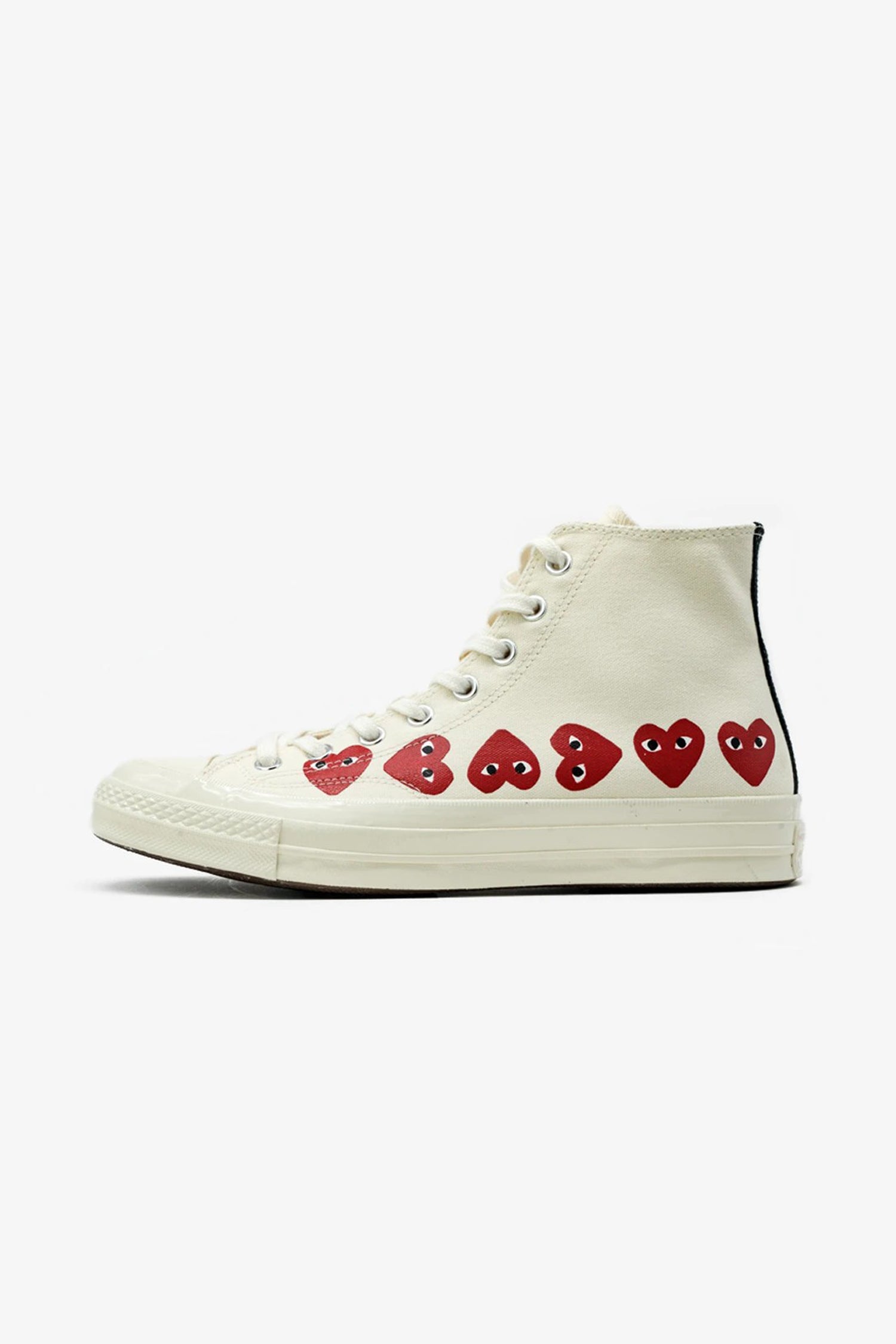 converse with the red heart