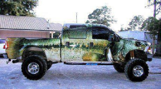 Somebody really loves fishing. Gone Country customers do too.