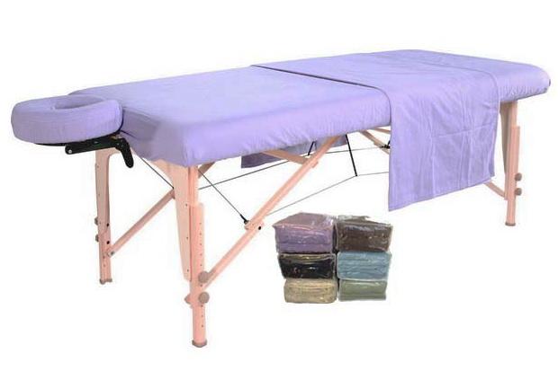 Massage Table Flannel Sheet Set 3 Pce Aurora Tables