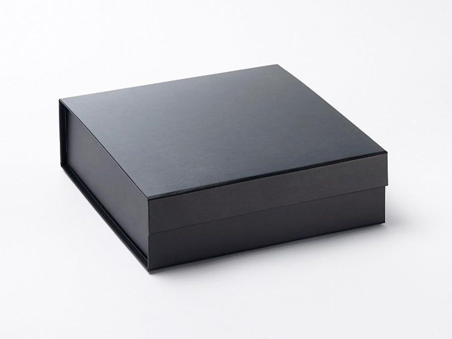 Magnetic Gift Boxes - Matte, 8 x 8 x 3 1/8, Black - ULINE - Carton of 10 - S-24511BL