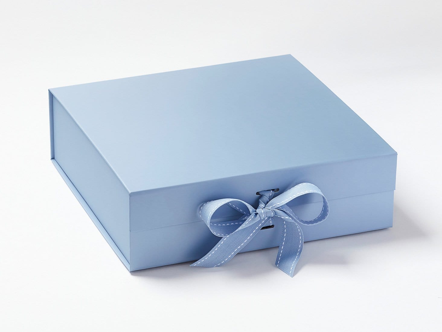 Pale Blue Large Folding Gift Box with Closure and