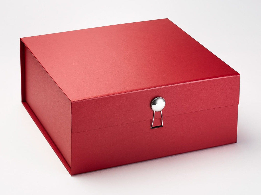 Red Extra Large Luxury T Boxes With Magnetic Closure Foldabox Uk