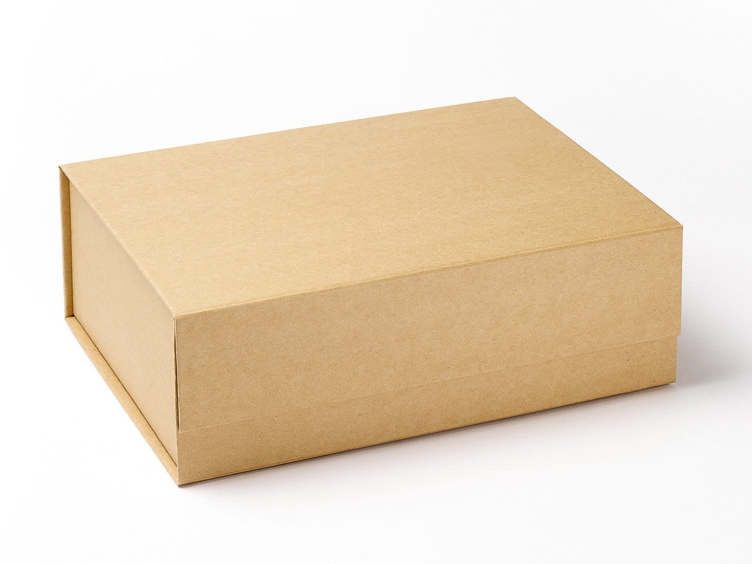 Wholesale Natural Brown Kraft Luxury Folding Rigid Gift Boxes