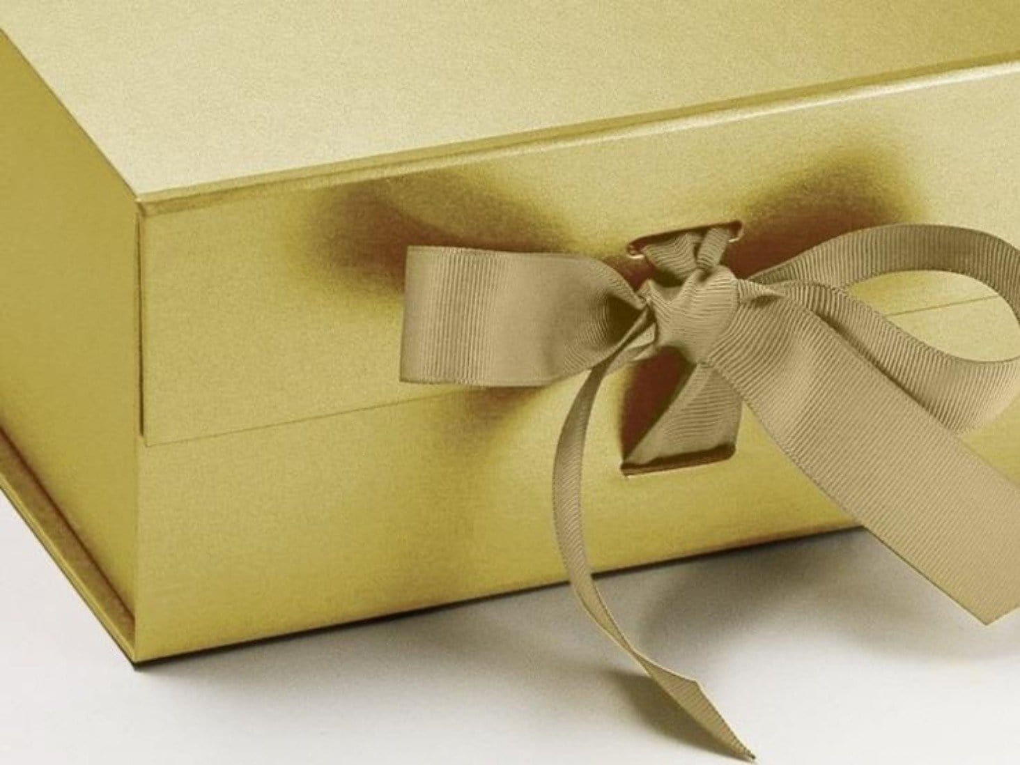 Sample Gold A5 Deep Gift Box with Changeable Ribbon