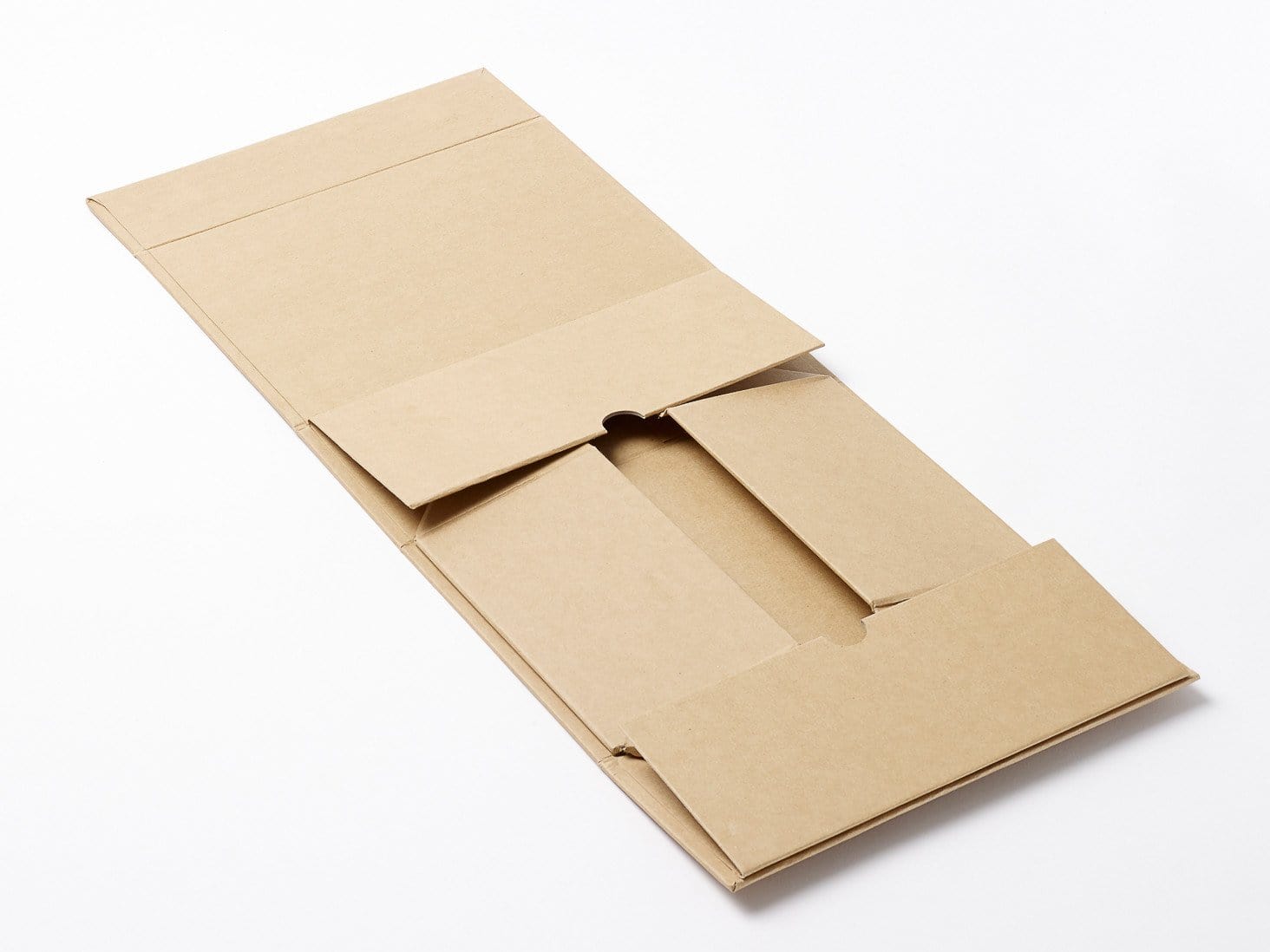 A4 Natural Kraft Folding T Boxes With Magnetic Snap Shut Closure