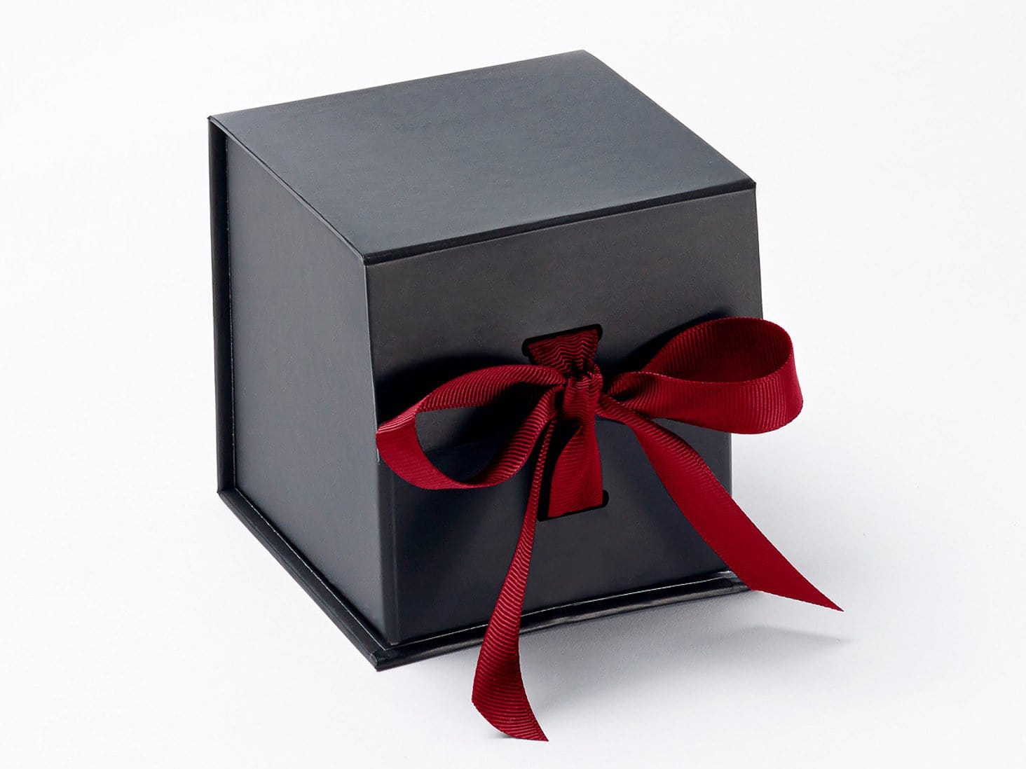 Dark Red Ribbon for Luxury Slot Gift Boxes with Changeable