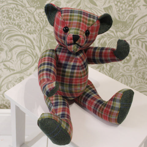 1775 Tartan Teddy Bear Lambswool