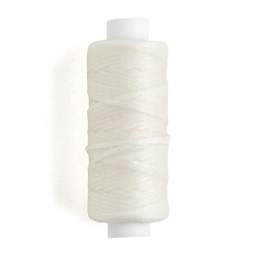 30m White Leather Sewing Waxed Thread Set, 32yards 150d Flat Waxed