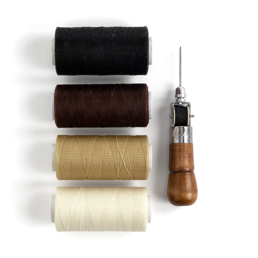 3pc 3stlye Leather Craft Lock Stitching Sewing Thread Hook Awl Tool Set Kit