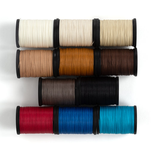  Ritza 25 Tiger Thread, Waxed, Braided, 100% Polyester, White  1.0mm Thick - 500 Meter Spool (Black, 1.0mm) : Arts, Crafts & Sewing