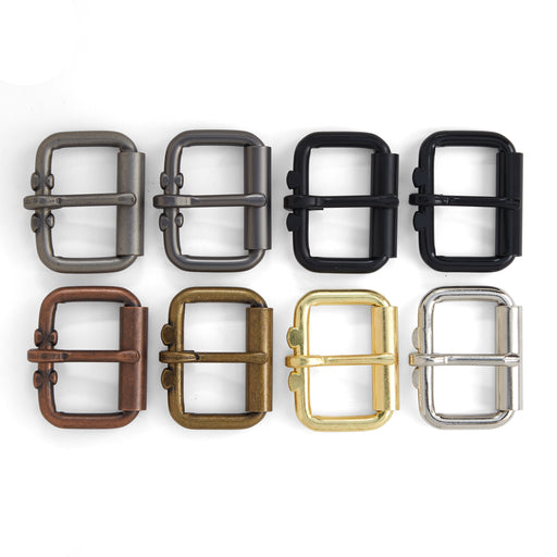 Finished Leather Belt Strips Blanks 9-10 oz. Choice of 4 Colors & 2 Widths Black / 1.5 inch / Brass