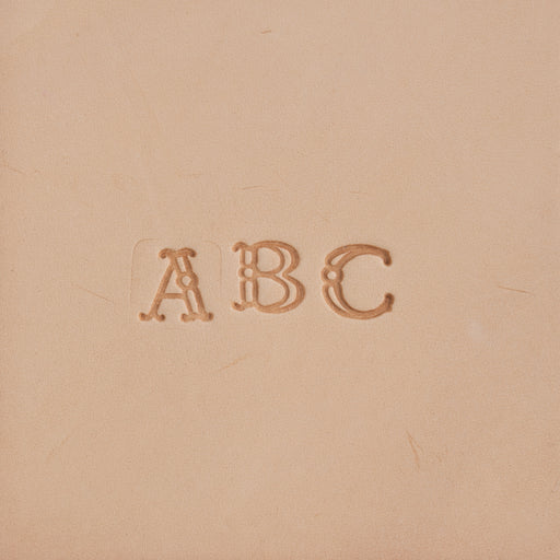 Leather Art Alphabet Stamping Set, 3/4