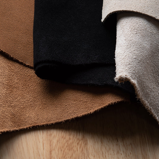 Thin and Extra-Thick Leather Suede (Split Suede) — Pergamena