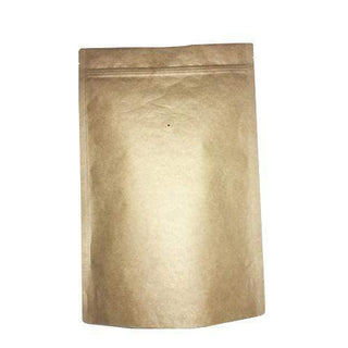 Gold Coffee Bags - Foil Gusseted Bag Center Seal 2 lb - 500 ct