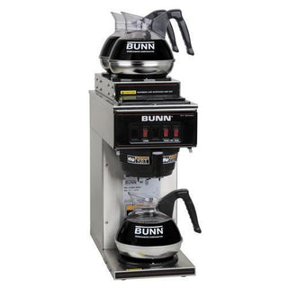 Bunn VPS 12-Cup Commercial Coffee Brewer with 3 Warmers - Black