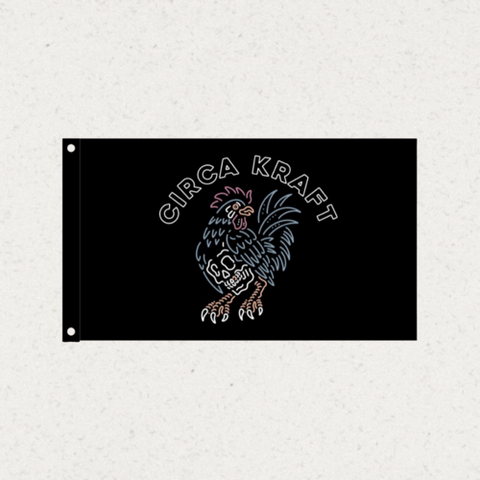 CIRCA KRAFT - Rooster Flag - DEVILSIX