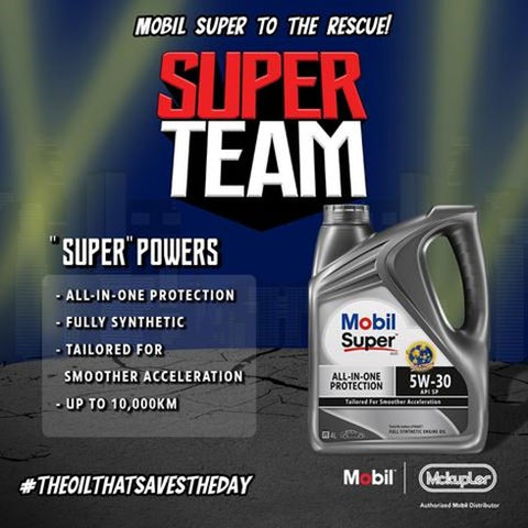 Mobil Super™ All-In-One Protection lubricant