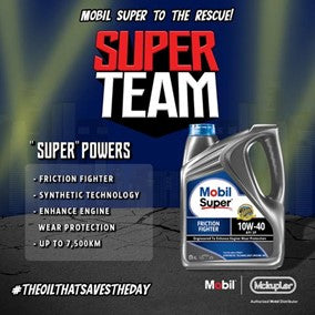 Mobil Super™ Friction Fighter lubricant